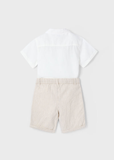 Conjunto bermuda y camisa niño