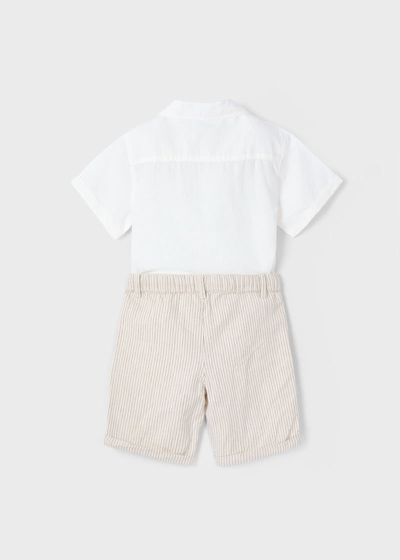 Conjunto bermuda y camisa niño