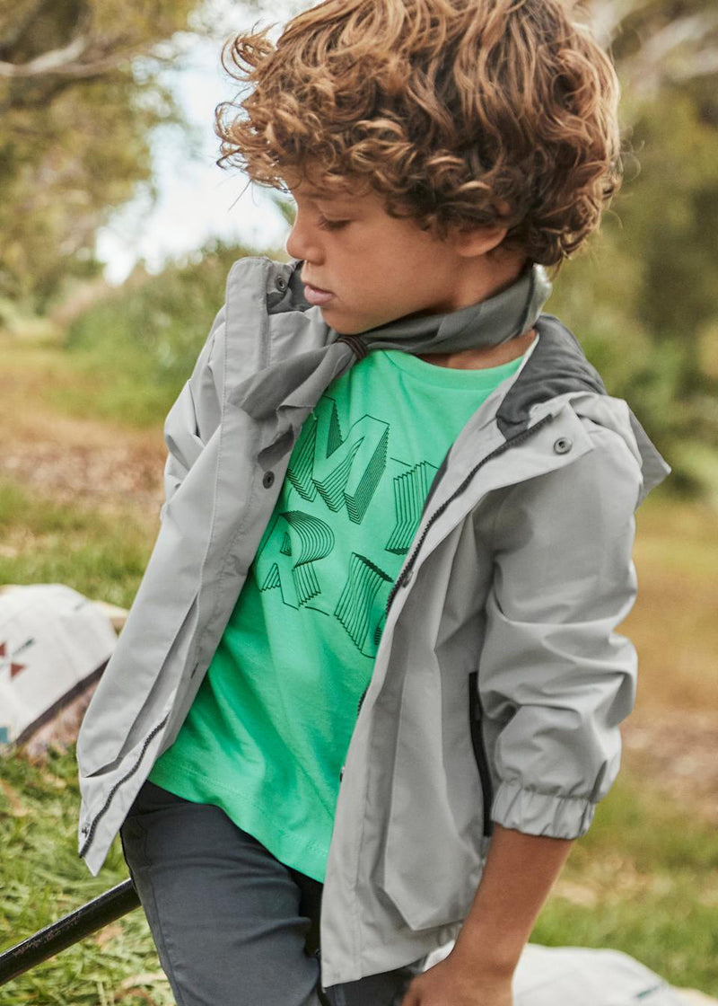 Cortavientos niño Gris
