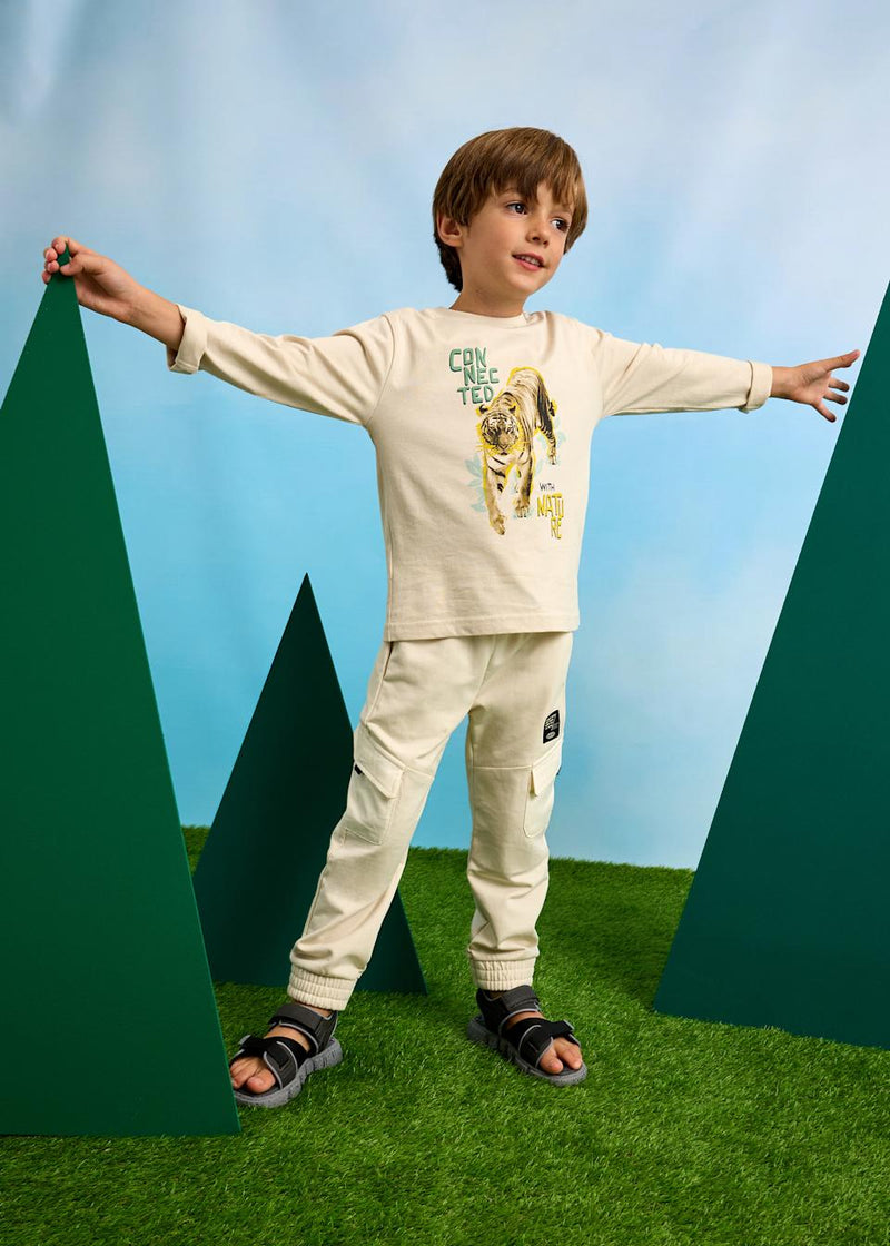 Pantalón cargo niño - Cuarzo