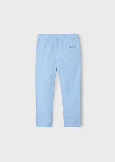 Pantalón cordón con lino niño - Loose Fit