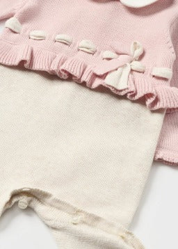 Conjunto bebé punto tricot - Algodón