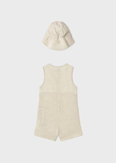 Peto corto con gorro bebé