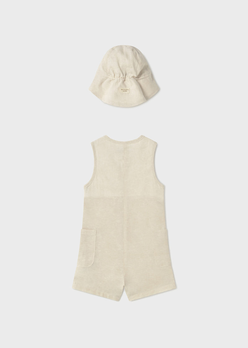 Peto corto con gorro bebé