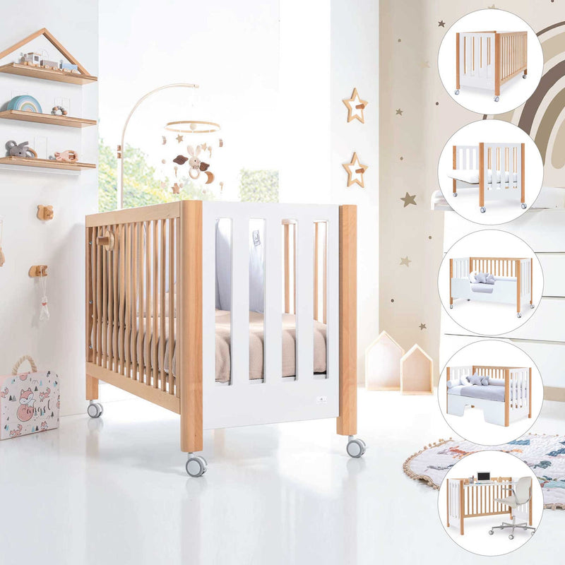 Cuna  OCCA 4en1 - 60x120 Blanca. New SEP