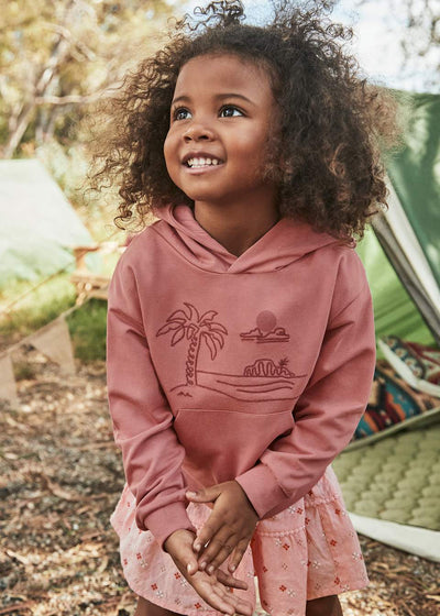 Sudadera bordada capucha unisex