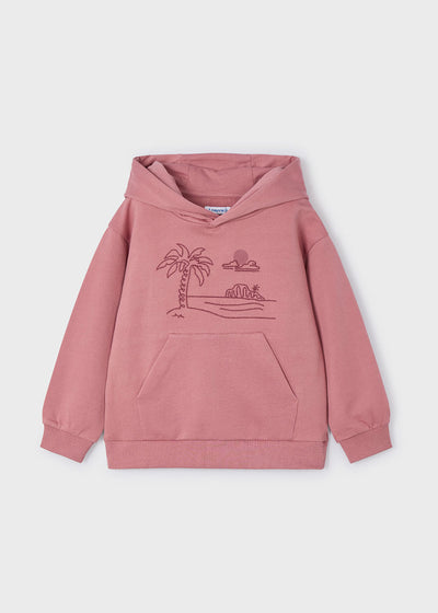 Sudadera bordada capucha unisex