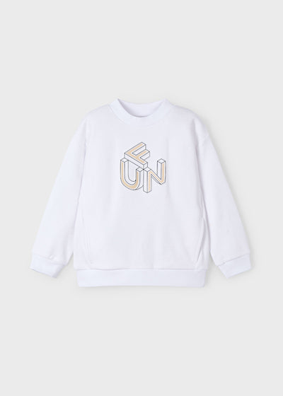 Sudadera relieve niño