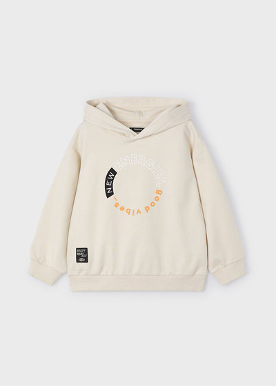 Sudadera texto niño