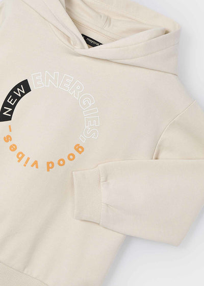 Sudadera texto niño
