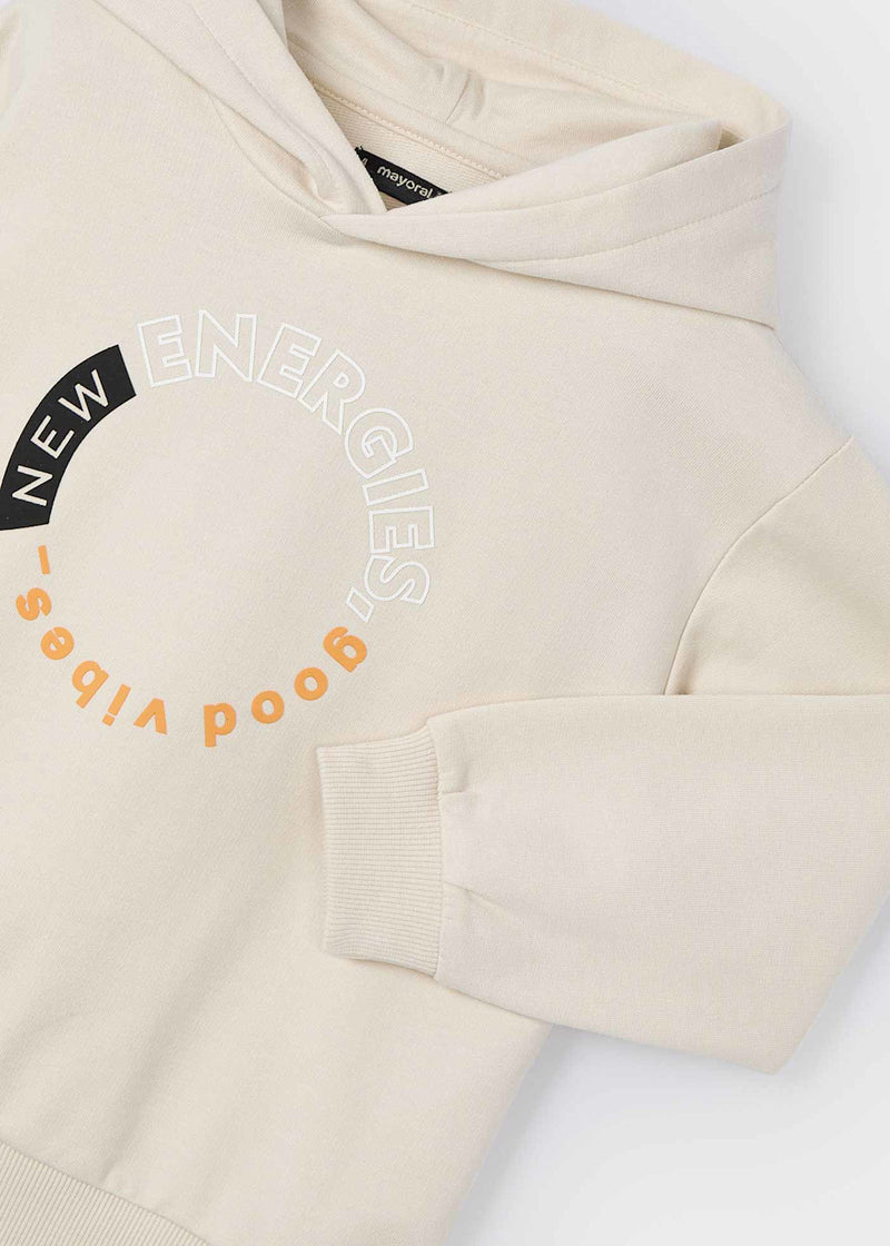 Sudadera texto niño